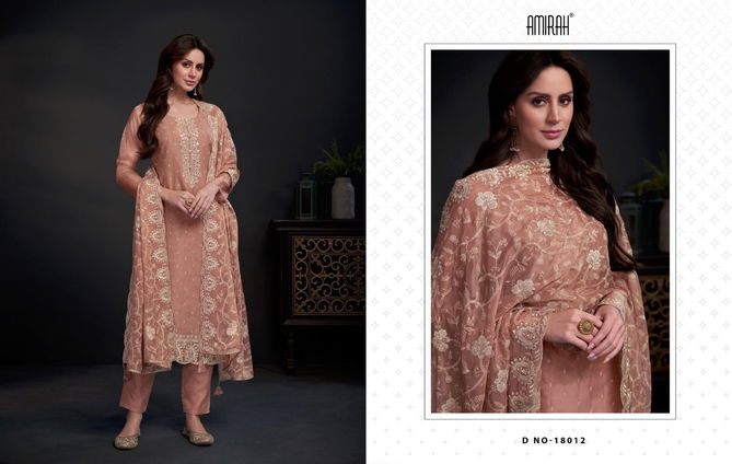 Ayra By Amirah Organza With Embroidery Designer Salwar Suits Wholesale Price In Surat